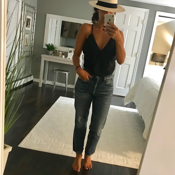 Arden B Tops - NWT Arden B black chiffon tank bodysuit Small